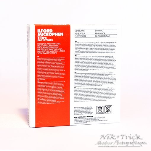 Ilford Microphen Speed Increasing Film Developer