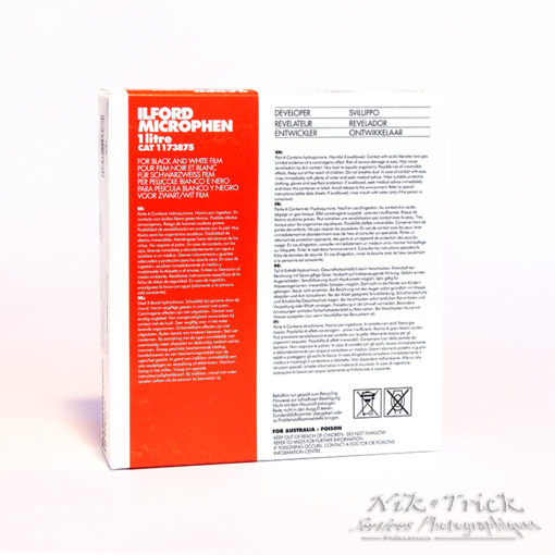 Ilford Microphen Speed Increasing Film Developer