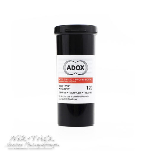 Adox CMS20 II, 120 Roll - Low Speed, Highest Resolution