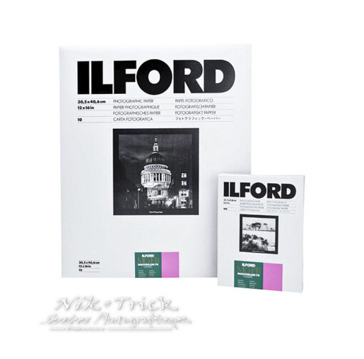 Ilford Fibre Base Classic 10"x8" is a premium quality, variable contrast black and white paper on a 255g/m² fibre base.