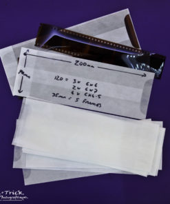 Negative Glassine Storage Bags by Nik & Trick