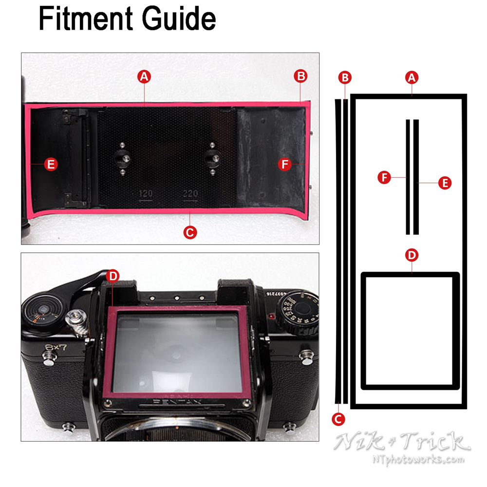 Pentax 6x7 REplacement Light Seal Kit