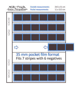 Alternative view of 35mm Negative Glassine Storage Sleeves - 50 Pack ~ (Half the Price of Kenro!)