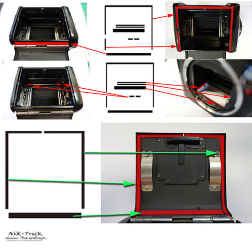 Mamiya M645 ~ Replacement Light Seal Kit - Image 3