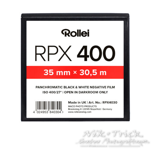 Rollei RPX400 Black & White Film