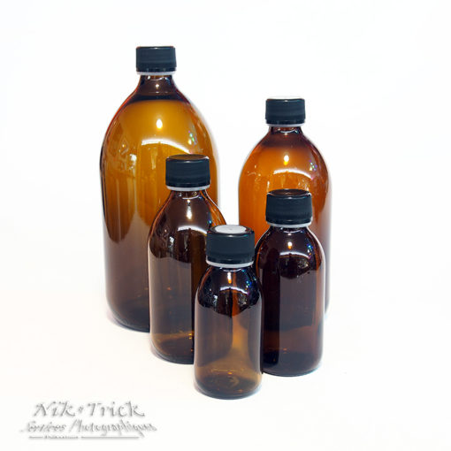 Bezall 100Pcs 20ml PE Plastic Empty Small Mouth Graduated Lab Chemical Container Reagent Bottle Sample Sealing Liquid Medicine Bottles