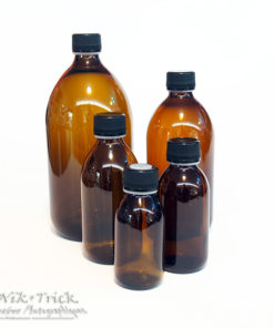 Brown Glass Chemical Storage Bottles 100ml to 1000ml