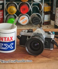 Pentax MX Logo mug by Nik & Trick