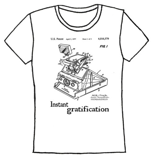 Nik & Trick's Polaroid SX-70 Technical T-Shirt
