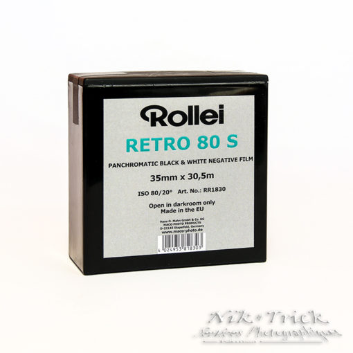 Rollei Retro 80S Black & White Film