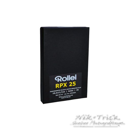 Rollei RPX25 5x4 Sheet Film