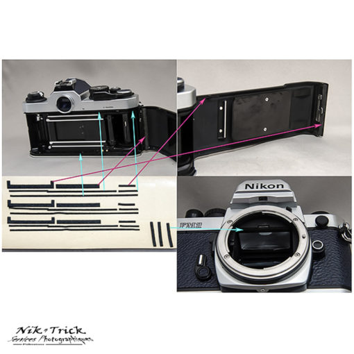 Replacement Light Seal Kit ~ Nikon FM2 - Image 2