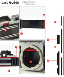 Nikon F2 Replacement Light Seal Kit