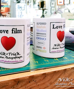 Alternative view of Nik & Trick Love Film Mug ~ Because we really do!!
