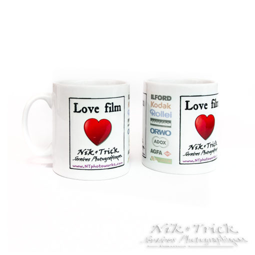The  Nik & Trick "Love Film" Mug