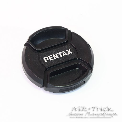 Pentax Logo Centre Pinch Lens Cap