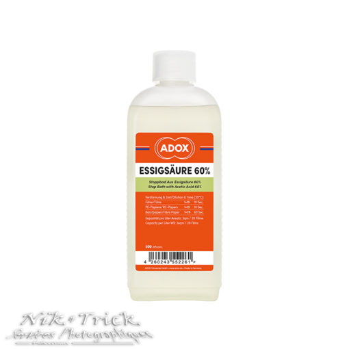 ADOX Acetic Acid 60% Concentrate Stop Bath