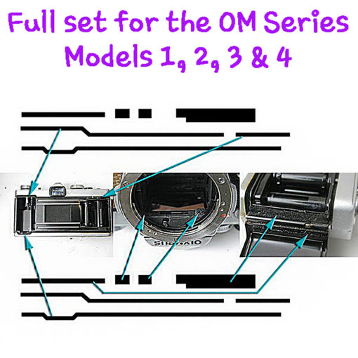 Replacement Light Seal Kit ~ Olympus OM1, OM2, OM3 & OM4 - Image 2