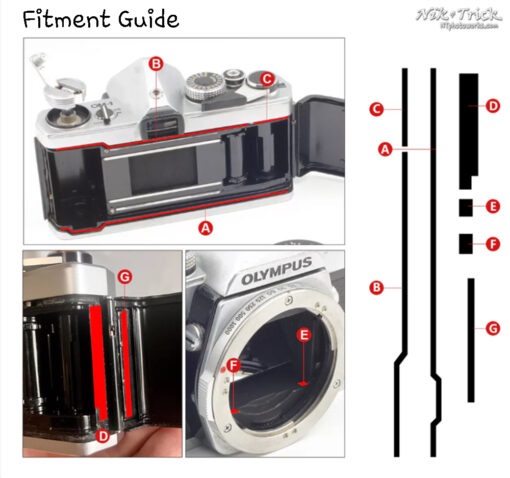 Replacement Light Seal Kit Olympus OM1