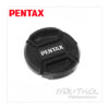 Pentax Logo Centre Pinch Lens Cap