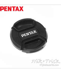 Pentax Logo Centre Pinch Lens Cap