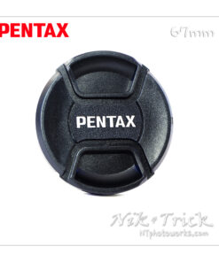 Pentax Logo Centre Pinch Lens Cap