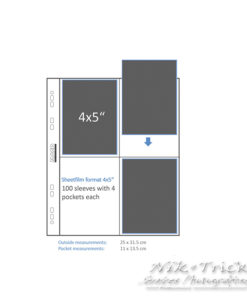Alternative view of Negative Glassine Storage Sleeves 5x4 Sheet Film - 25 Pack ~ Excellent Value