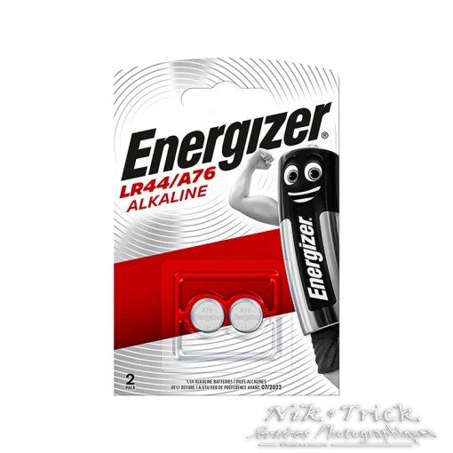 Energizer LR44 / A76 Alkaline 1.5v Batteries