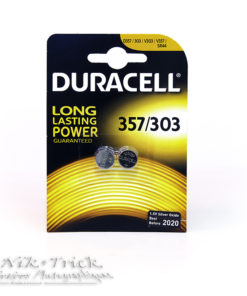 Duracell 357/303 SR44W Silver Oxide 1.5v Batteries ~ Pack of 2