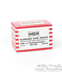 Gepe 2004 ANR Glass Slide Mounts for 35mm 24x36 ~ Box of 20