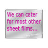 All Other Sheet Film Sizes and Formats