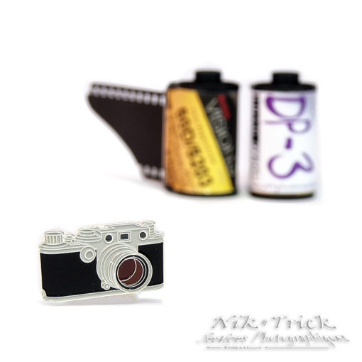 Leica, Canon, FED, etc Classic Rangefinder Enamel Pin