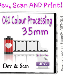 C41 Process for 35mm Films Develop, Scan & Prints Package Deals