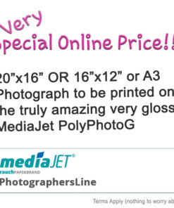 Pro Quality 20x16 or 16x12/A3 Photograph Made on the Amazing MediaJet PolyPhoto G