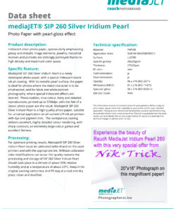 Alternative view of Beautiful 20x16 Photograph Made on the Lovely MediaJet Iridium Pearl 260