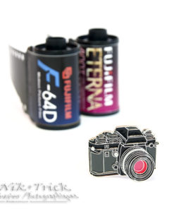 Nikon F3 Classic 35mm Camera Enamel Camera Pin Badge