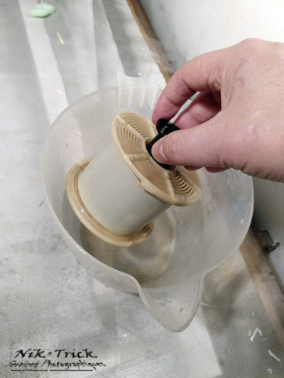 Re-exposing during the B&W reversal Process