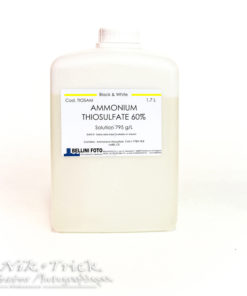 BelliniFoto Ammonium Thiosulfate is used in the making of rapid fixers we can supply this to SPECIAL ORDER ONLY...expect a four week turnaround.