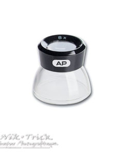 AP 8x Plastic Loupe with Transparent Foot