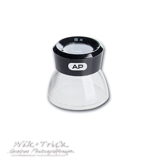 AP 8x Plastic Loupe with Transparent Foot