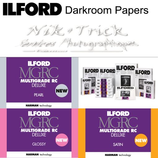 Ilford Multigrade V RC Deluxe 5th Gen Paper is Ilford's 5th generation MULTIGRADE RC product (25 years after the last version was released) also introduces a new Satin finish...