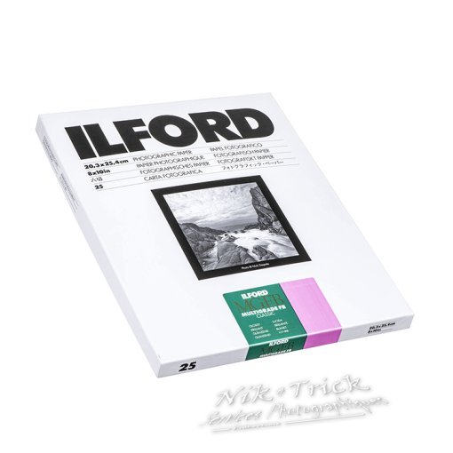 Ilford Fibre Base Classic 10"x8" is a premium quality, variable contrast black and white paper on a 255g/m² fibre base.