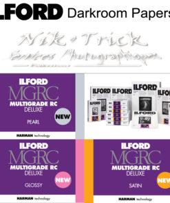 Ilford Multigrade V RC Deluxe 5th Gen Paper is Ilford's 5th generation MULTIGRADE RC product (25 years after the last version was released) also introduces a new Satin finish...