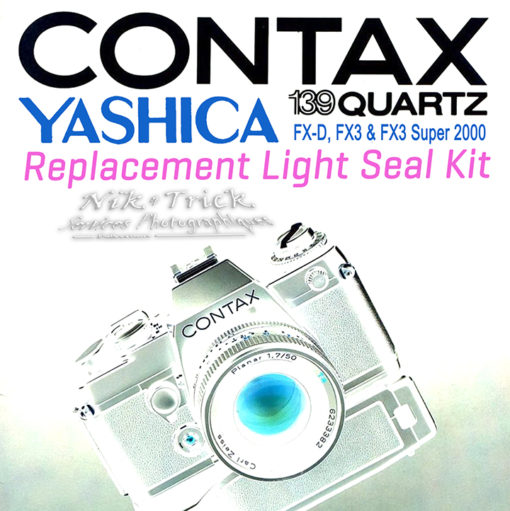 Replacement Light Seal Kit ~ Contax 139 Quartz & Yashica FX-D, FX3, FX3 Super 2000