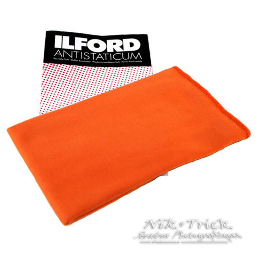 Ilford Anti-Static Cloth 13"x13" Orange ~ Great for Scanning