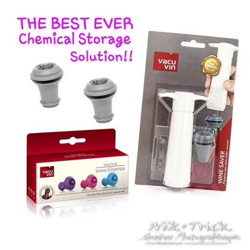 What is the best way to prevent oxidisation? Of course….remove the oxygen!!