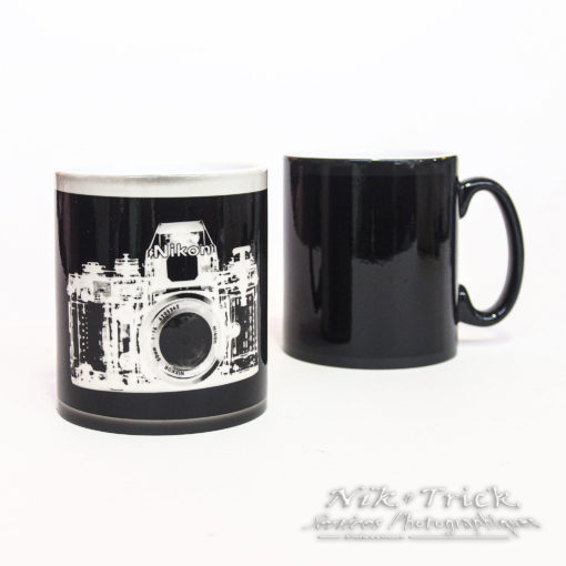 Nikon F3 & 35mm SLR Heat Sensitive Mug by Nik & Trick