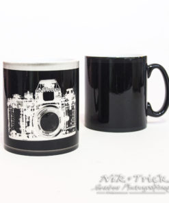 Nikon F3 & 35mm SLR Heat Sensitive Mug by Nik & Trick