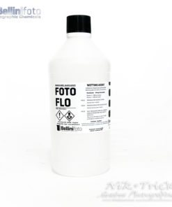 Bellini Foto-Flo Wetting Agent for B&W Films ~ Trade supply one litre bottle.