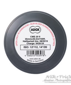 Adox CMS20II 20asa 100ft (30.5m) 35mm Roll
